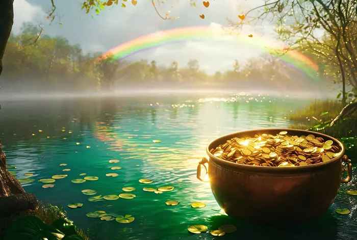 Glad flicka i snöfallet